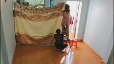 Beres Beres Rumah Malah Colmek Sendiri Sange Hot